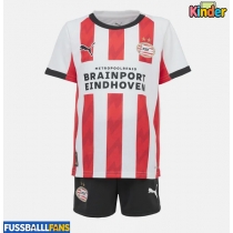 PSV Eindhoven Heimtrikotsatz Kinder 2025-26 Kurzarm (+ Kurze Hosen)